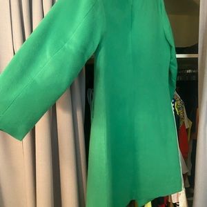Green peacoat